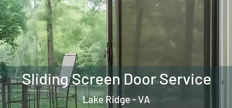 Sliding Screen Door Service Lake Ridge - VA